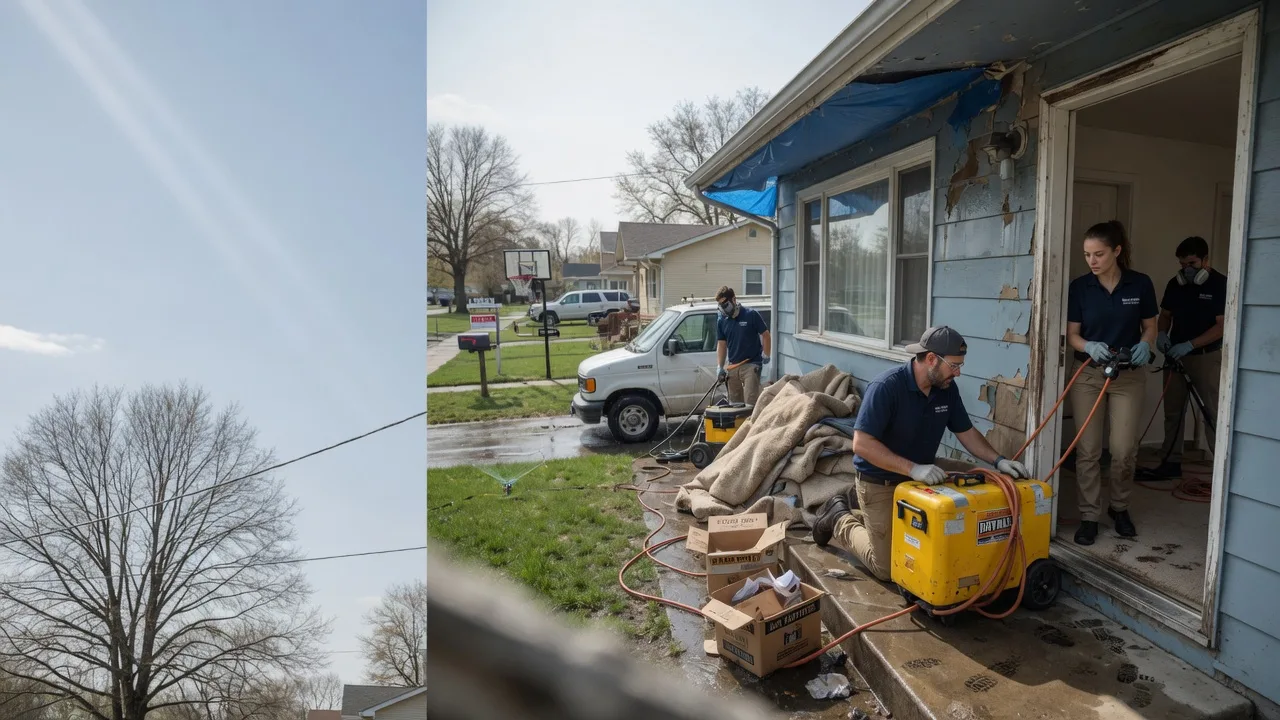 Basement Flood Cleanup in War, WV near me